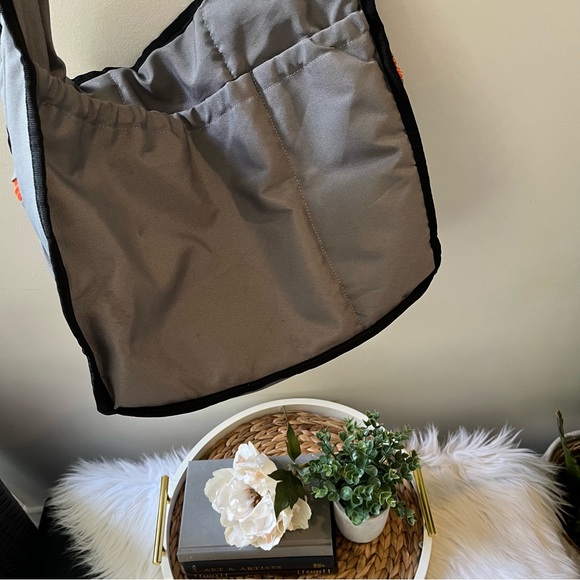 DIAPER DUDE Gray and Orange Diaper Bag - Picture 5 of 8